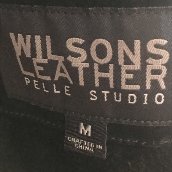 WILSONS LEATHER Pelle Studio black suede coat - Picture 5 of 9